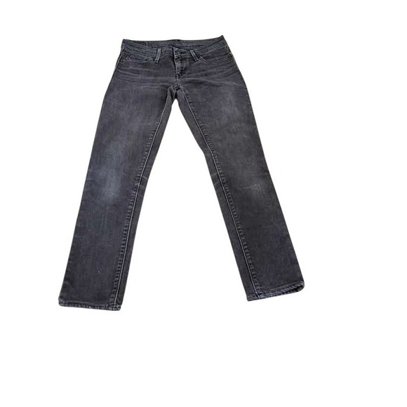 Levi's Denim - Levi's Demi Curve Skinny Jeans Faded Black Y2K Low Rise Denim 25